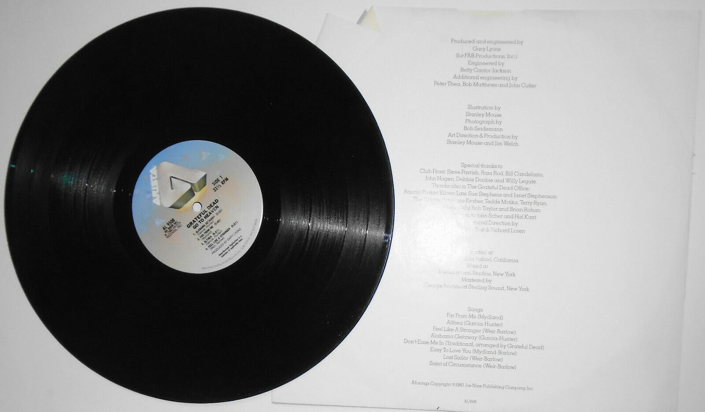 Grateful Dead : Go To Heaven & Terrapin Station - 2 vinyl LPs lot