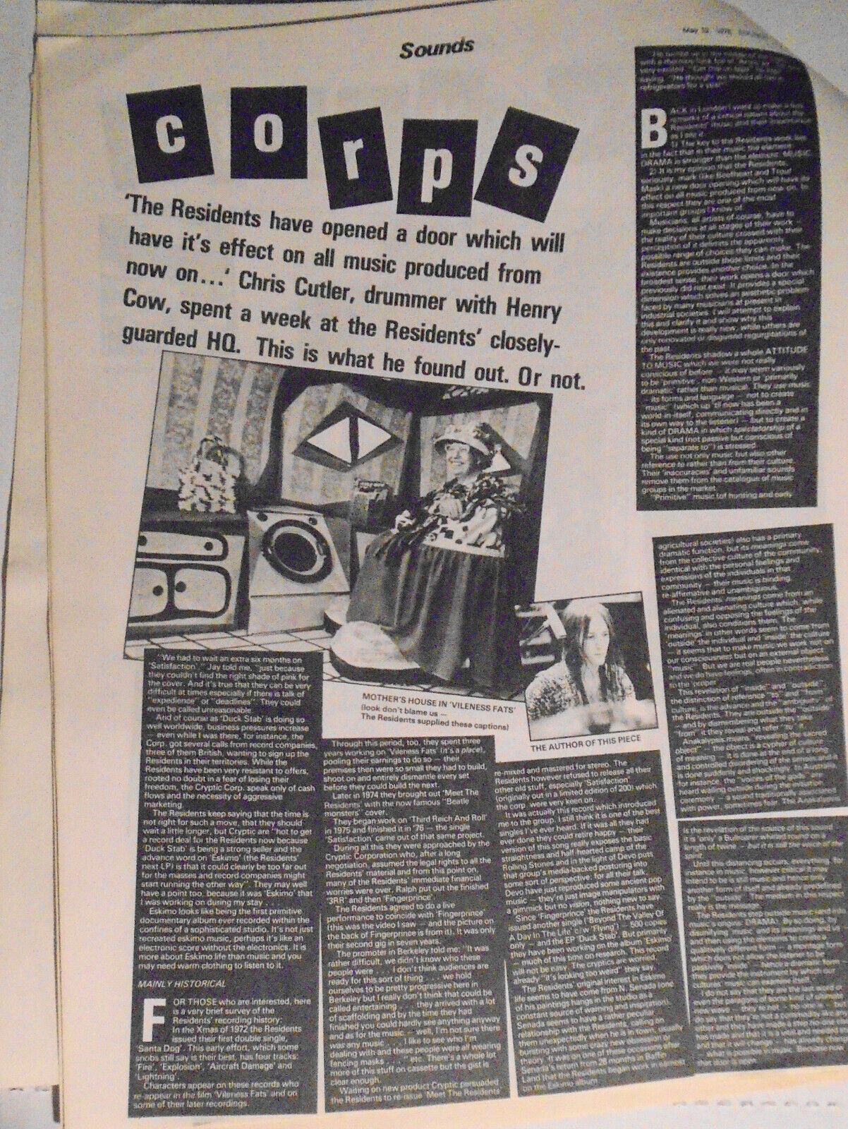 The Residents - 75 magazine articles 1978-1990