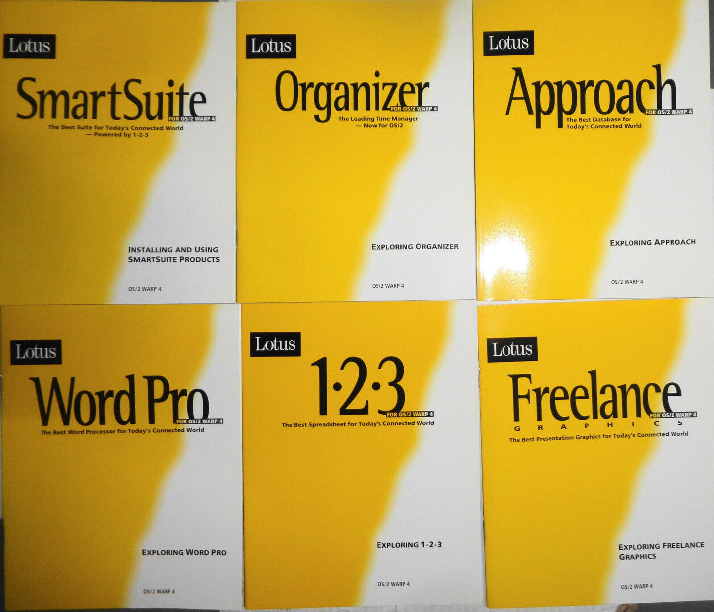 Lotus SmartSuite for IBM OS/2 Warp 4 - Upgrade edition. 1997.