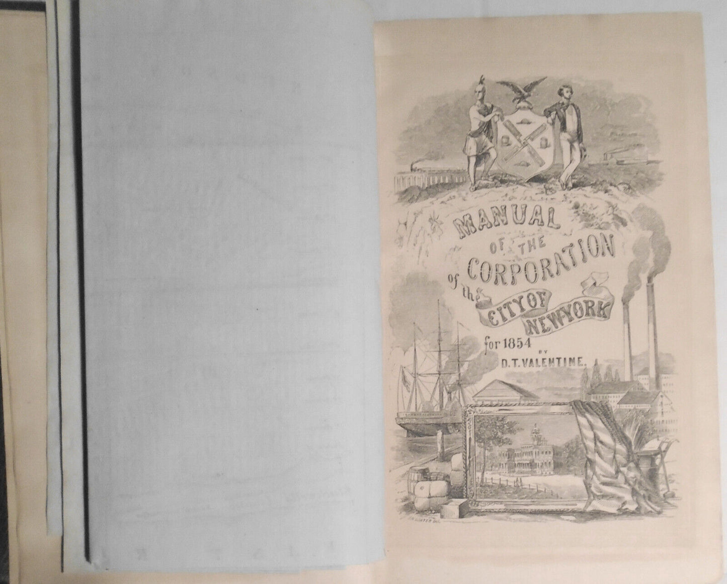 1854 Manual of the Corporation of the City of New York, by D. T. Valentine