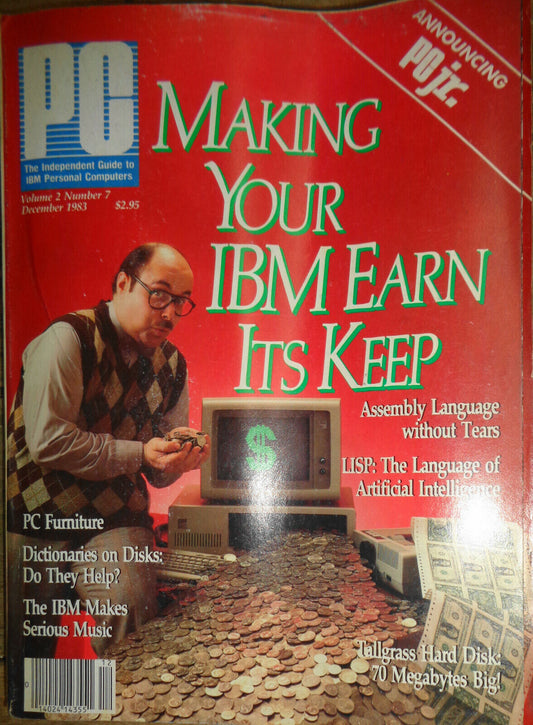 PC Magazine December 1983 - Independent Guide To Personal Computers. PC Jr intro