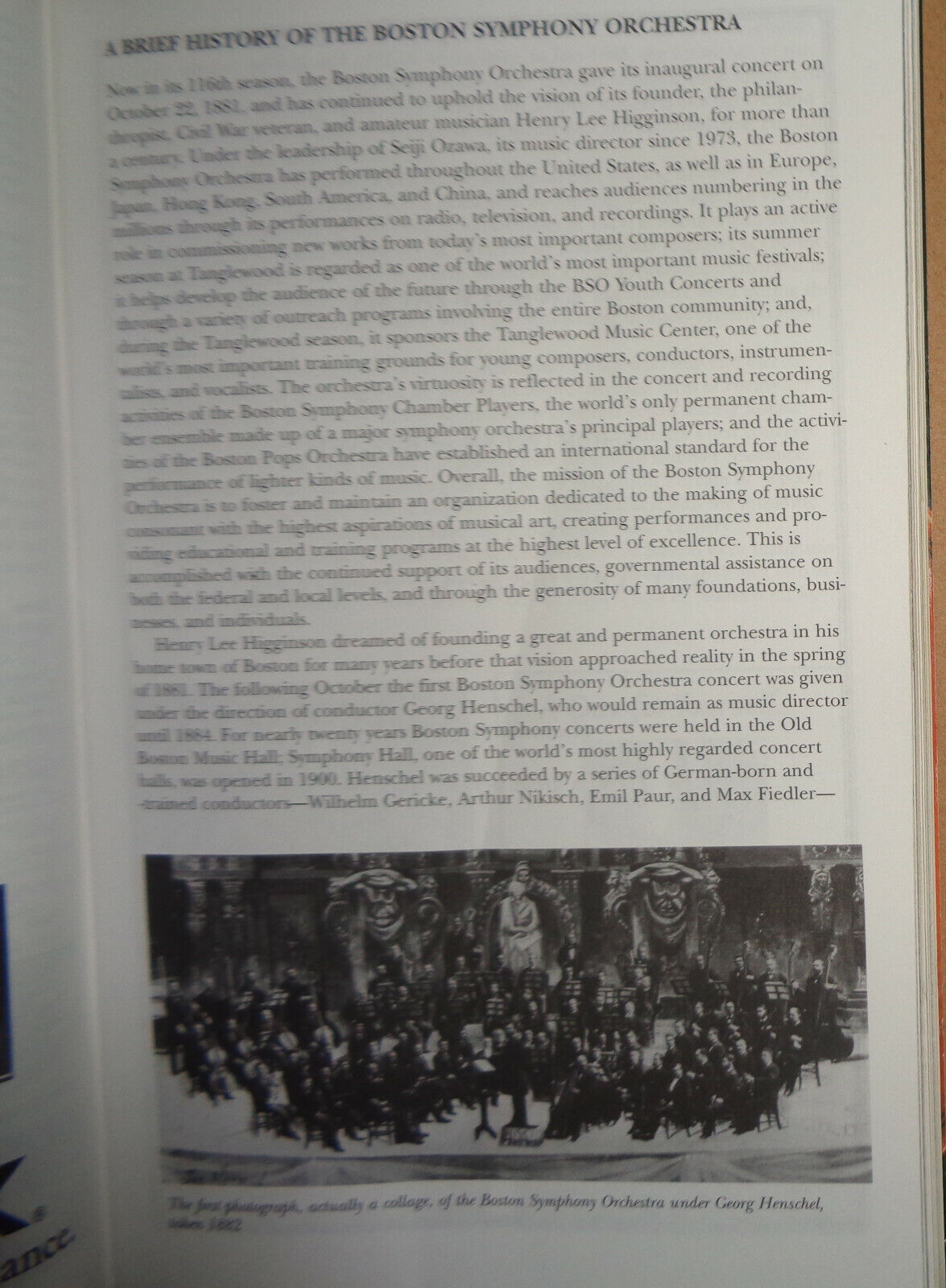 Tanglewood 1997 - Boston Symphony Orchestra - - Festival Souvenir Program