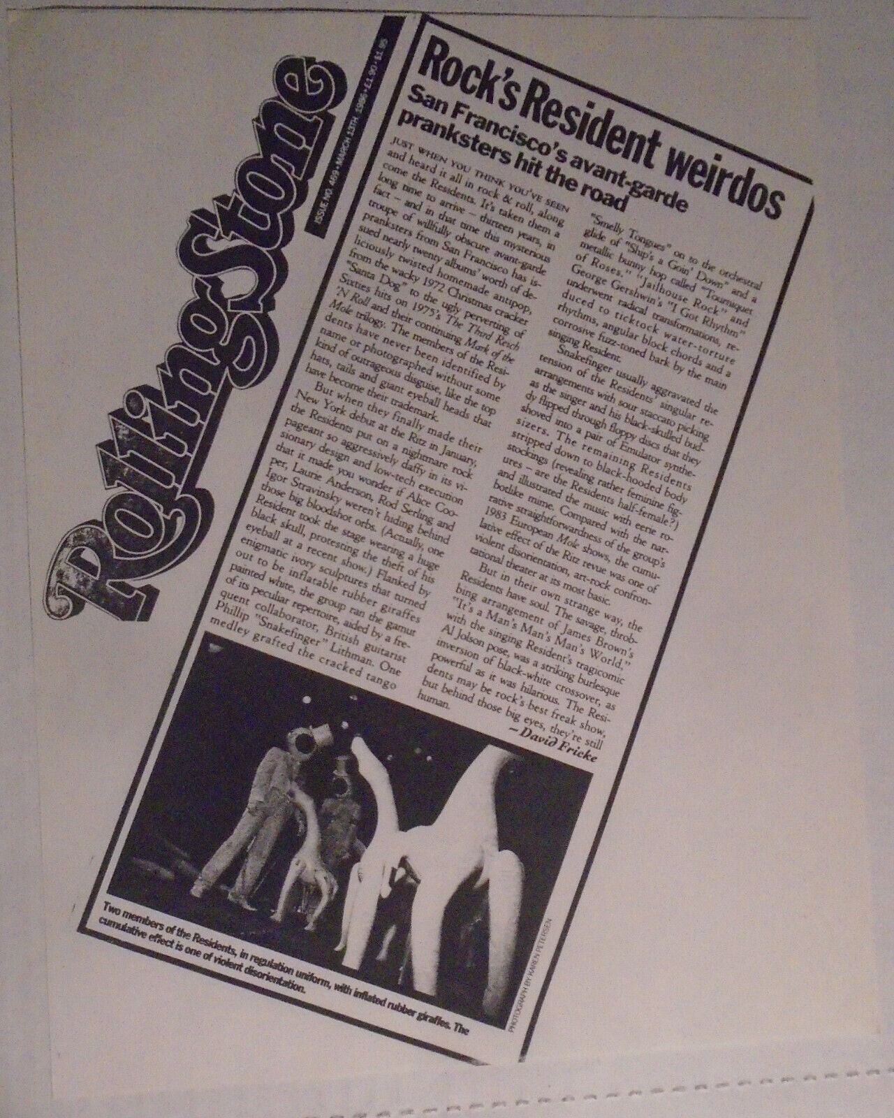 The Residents - 75 magazine articles 1978-1990