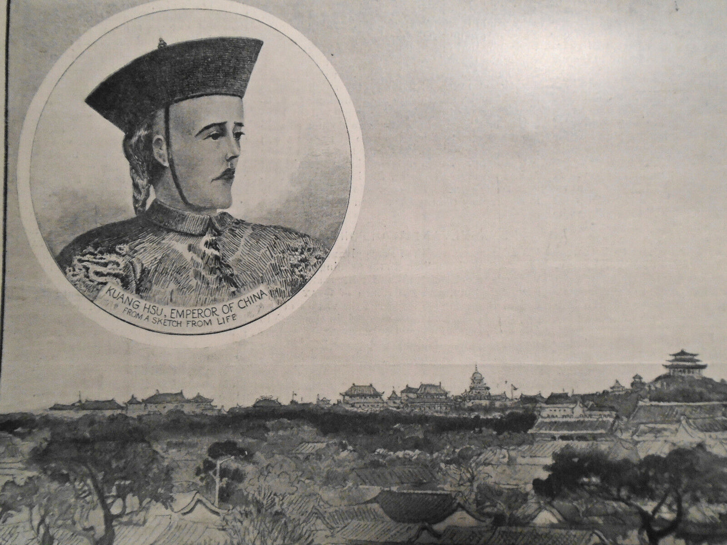 Peking, the Forbidden City - Disturbances In China. Harper's Weekly Oct 22, 1898