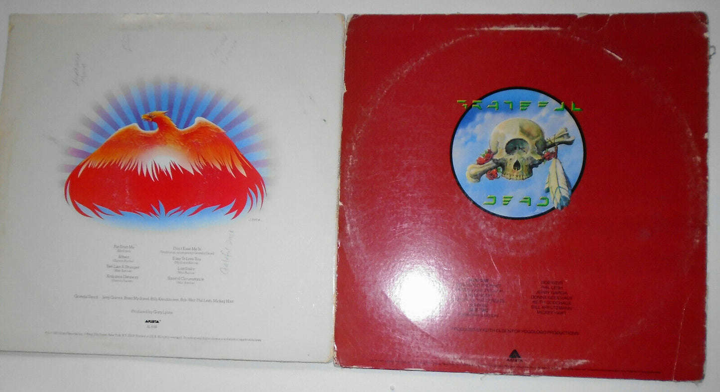 Grateful Dead : Go To Heaven & Terrapin Station - 2 vinyl LPs lot