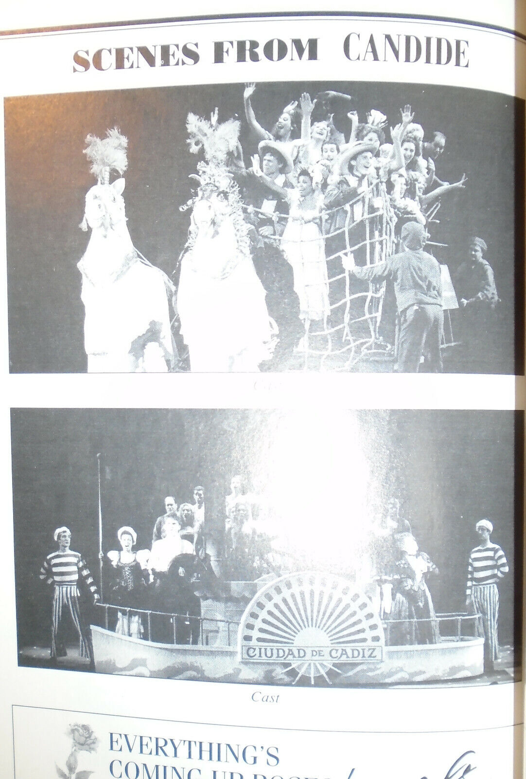 Candide, Follies & Pacific Overtures : 3 Sondheim Playbills