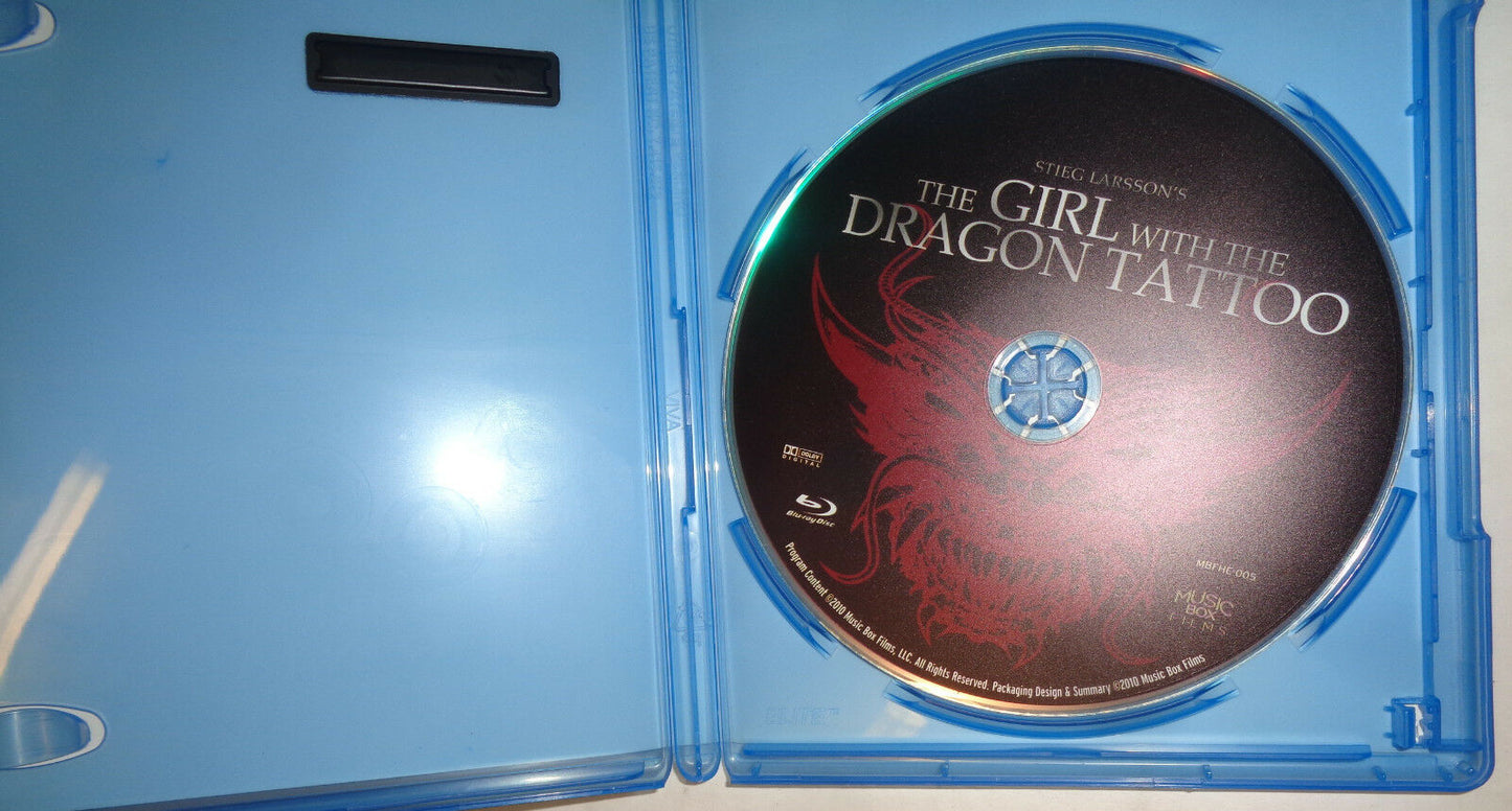 The Girl With the Dragon Tattoo (Blu-ray Disc, 2010) - Like New