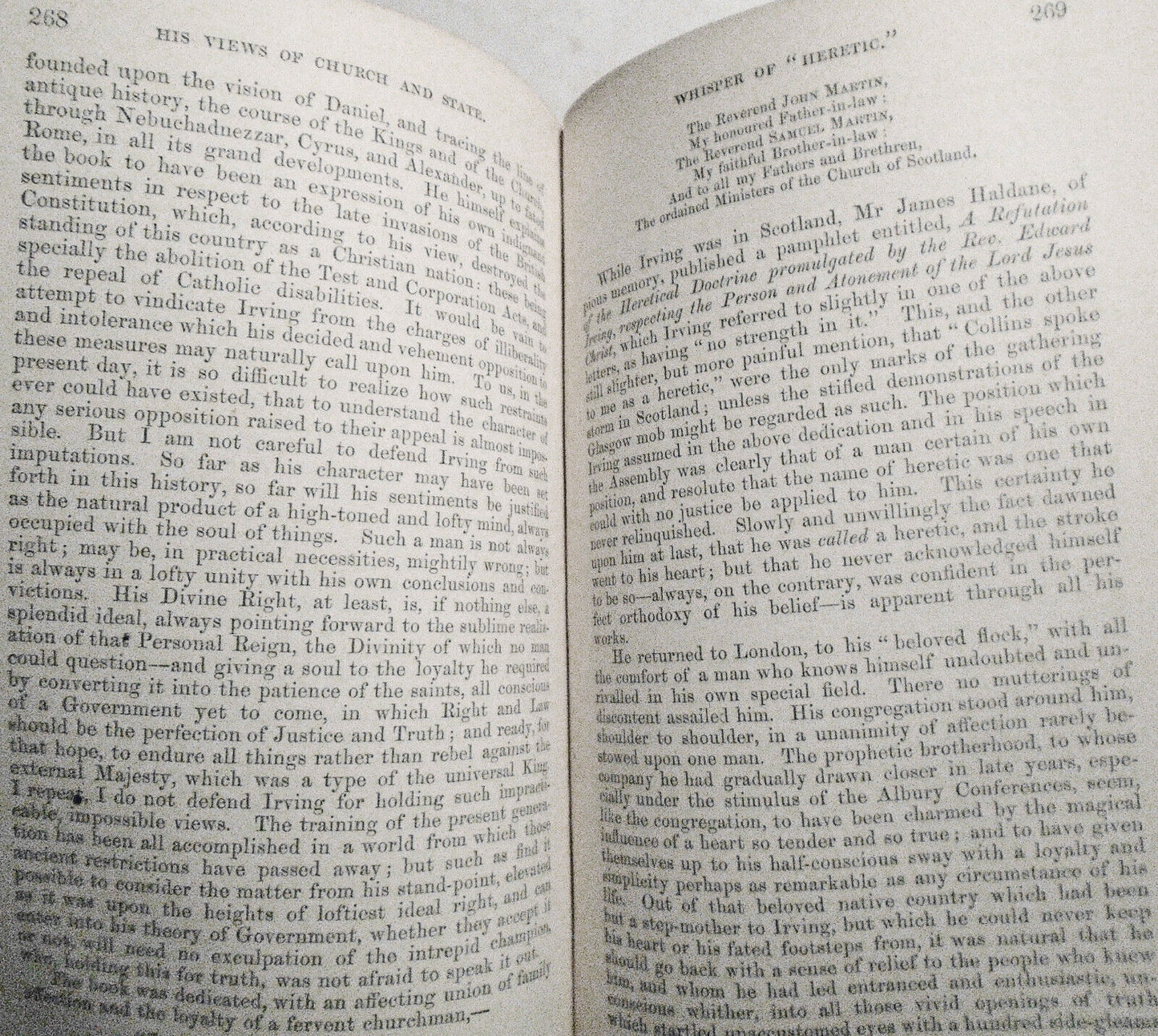 The Life of Edward Irving,  by Mrs. Oliphant. [1865]