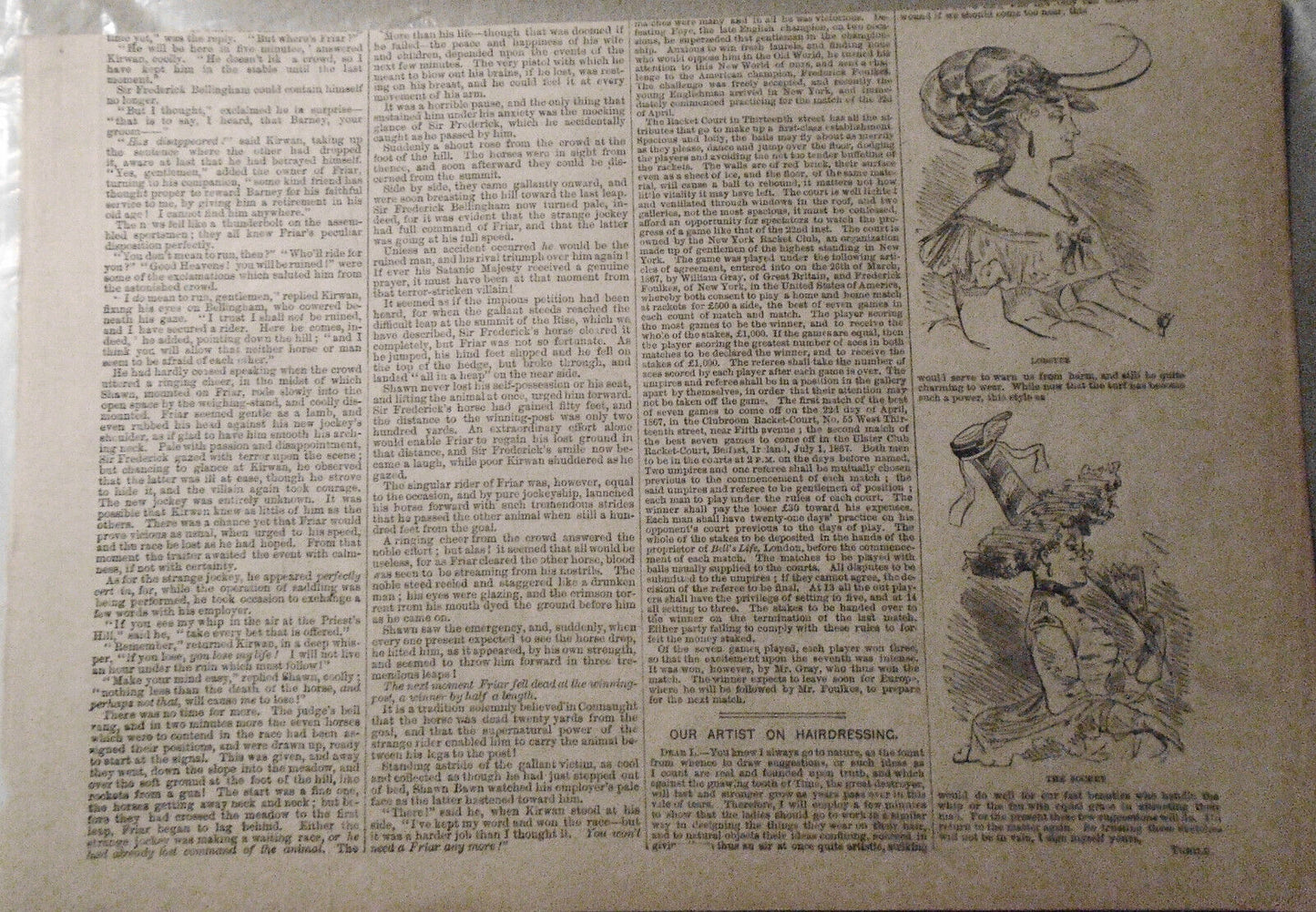 A Flood Of Fish At Neenah, Wisconsin - Frank Leslie's May 18, 1867