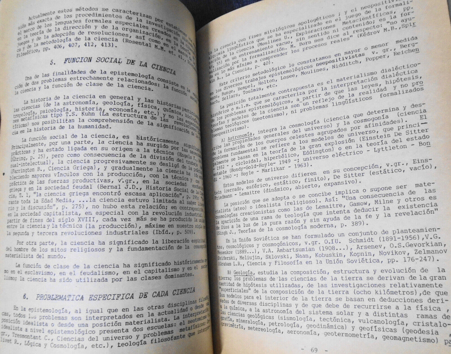 Filosofia, by Jose F W Lora Cam. 1987. Softcover. Tercer Mundo, Peru.