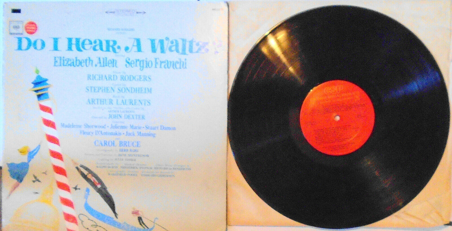 9 Stephen Sondheim vinyl LPs Lot (12 discs) - original cast soundtracks