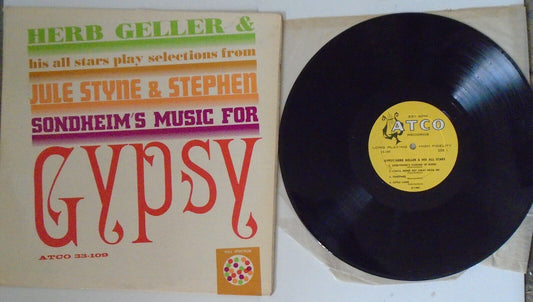 Gypsy:  Jule Styne & Stephen Sondheim's Music LP - Herb Geller And His All Stars