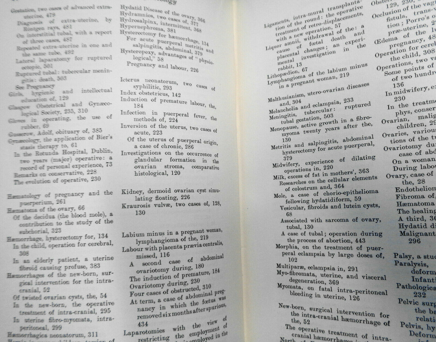 JOURNAL OF OBSTETRICS AND GYNAECOLOGY  - VOL. IX. JAN TO JUNE, 1906