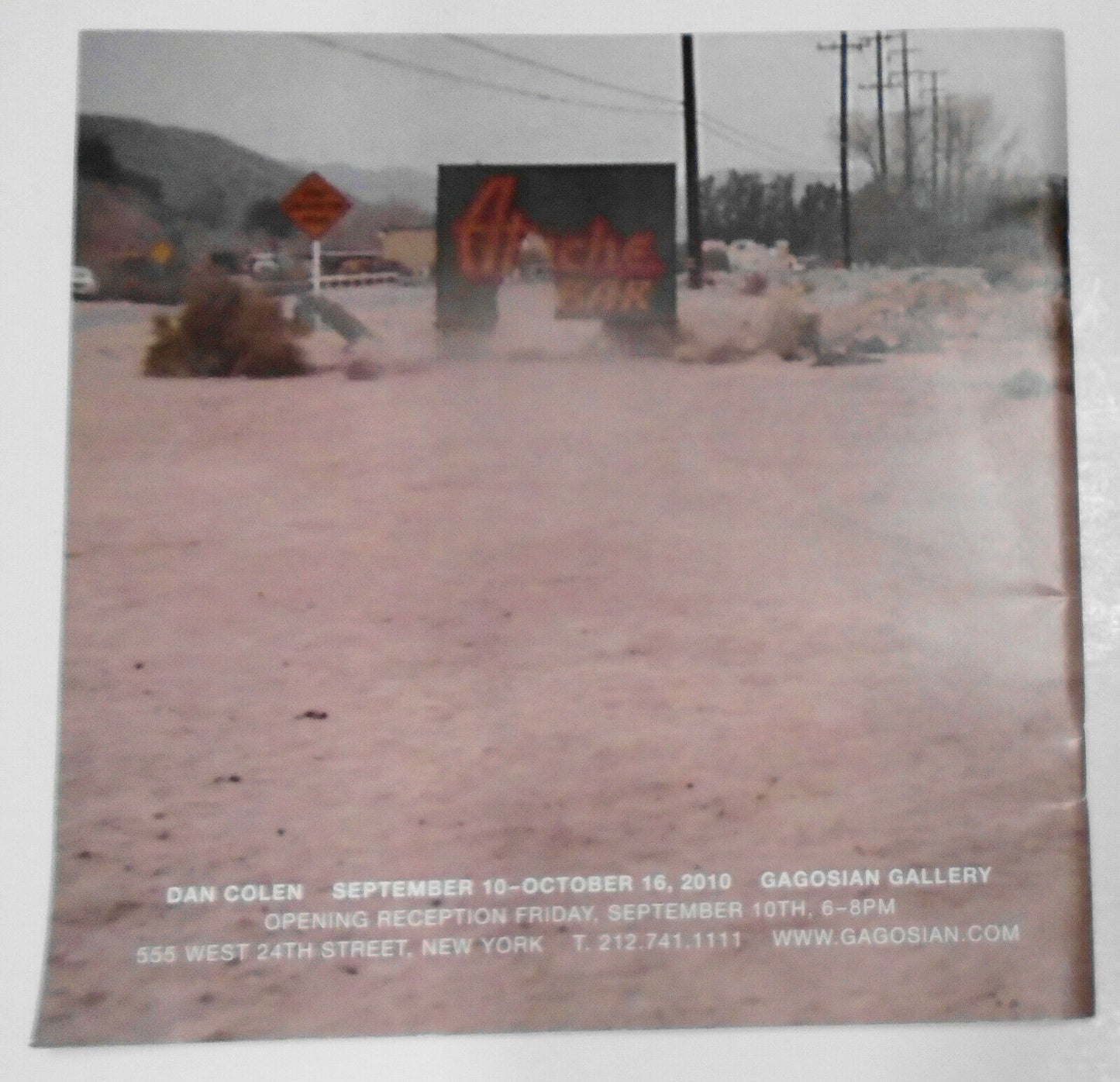 Dan Colen : Poetry. Catalogue of exhibition at Gagosian Gallery. 2010