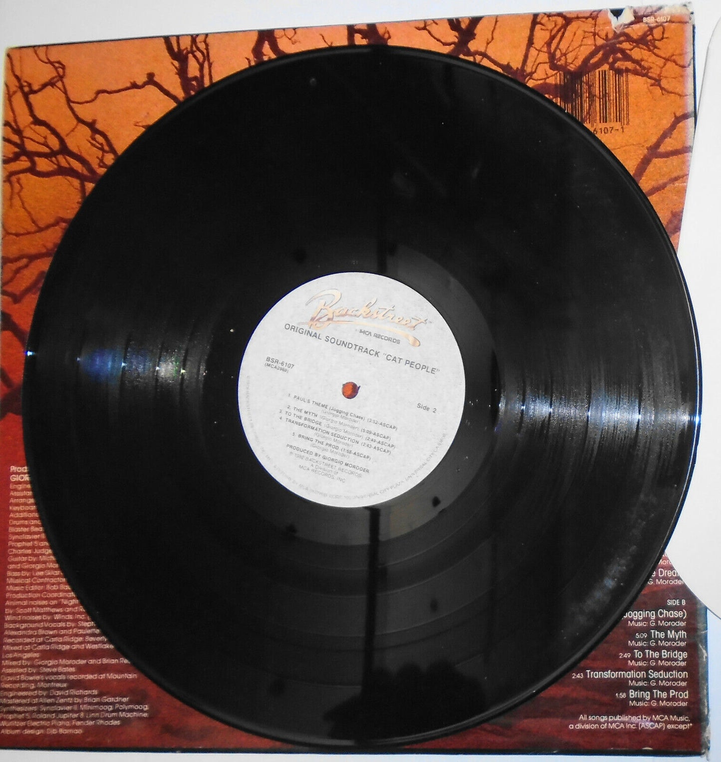 Cat People - Vinyl LP.  Original Soundtrack  David Bowie  Promo copy. Near mint