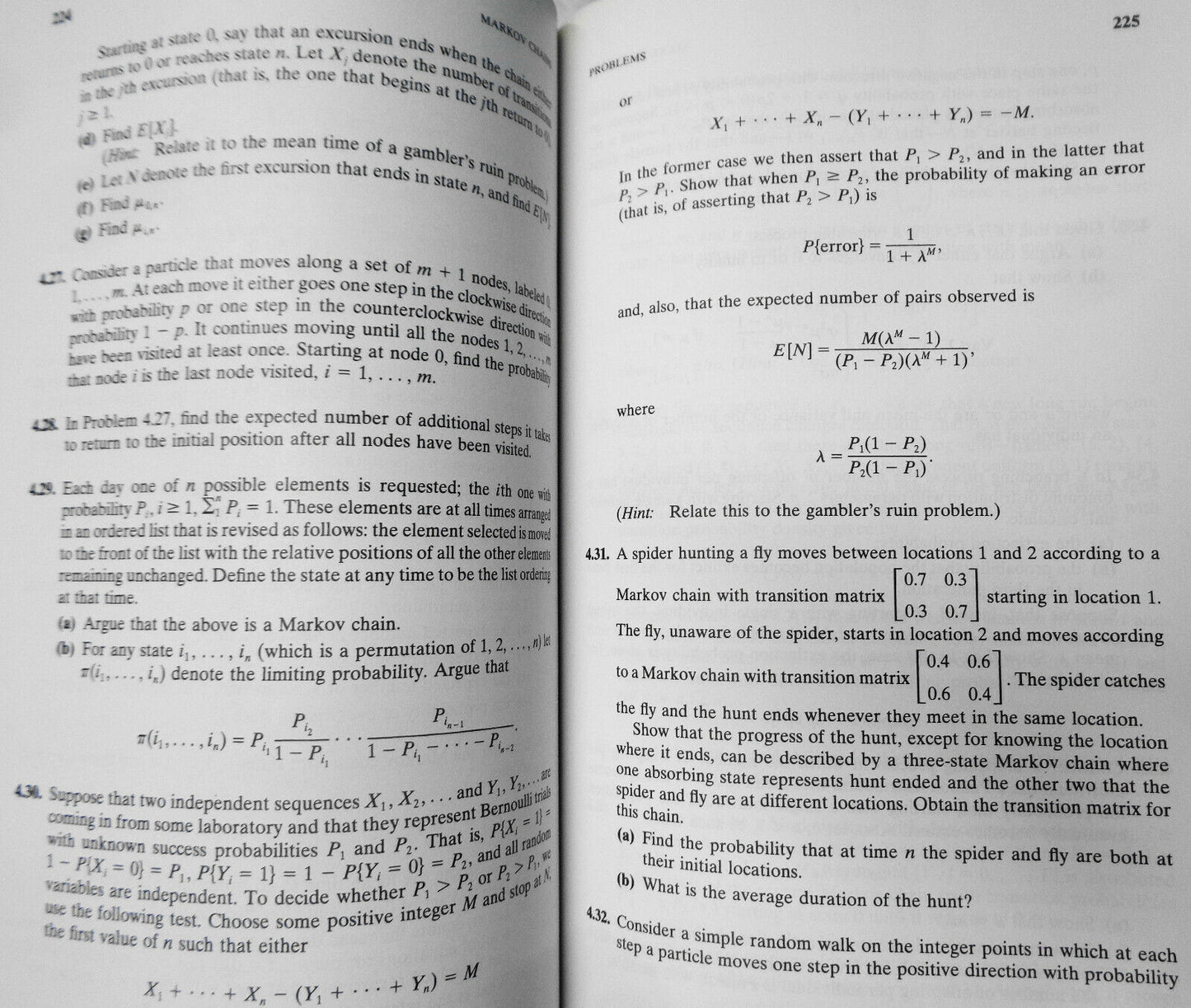 Stochastic Processes, by Sheldon M  Ross. 1996  Second edition. Hardcover. Fine.