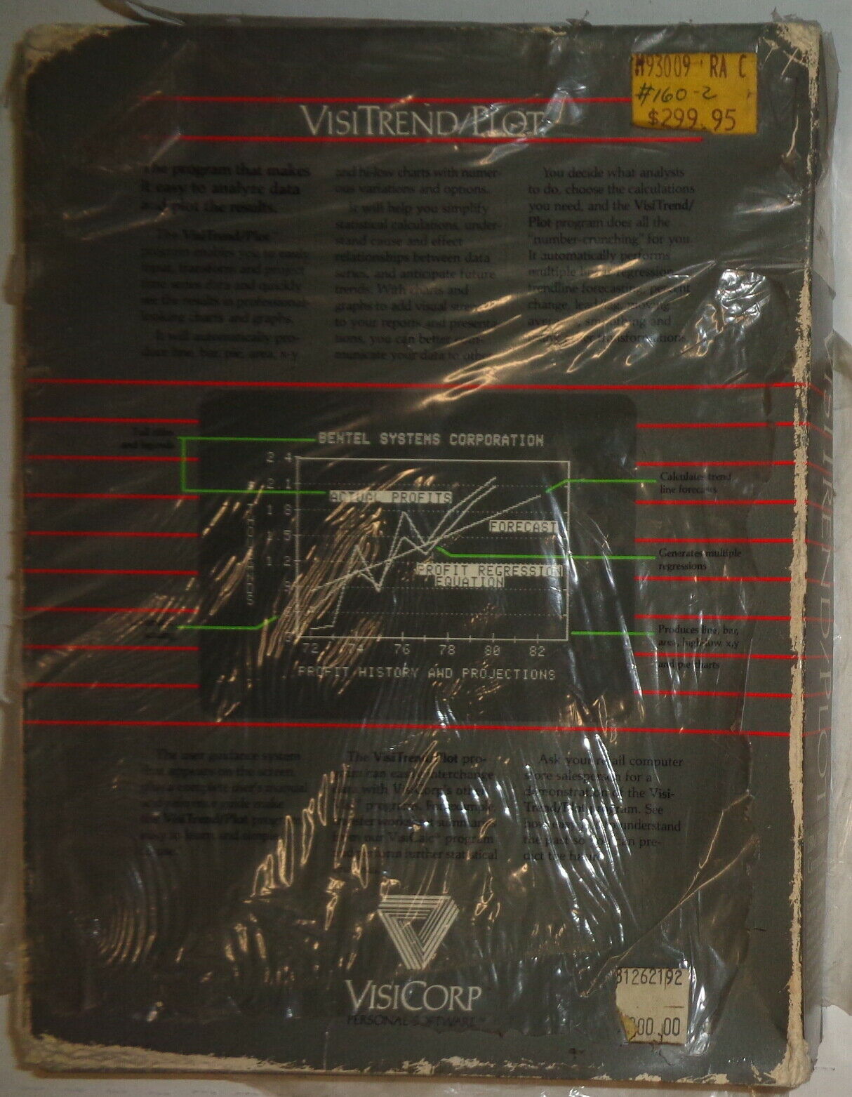 VisiTrend/Plot by Visicorp. 1983 for IBM PCs. Unopened.