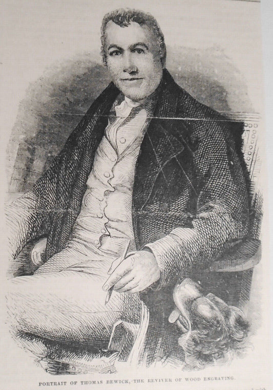 Portrait Of Thomas Bewick, The Reviver Of Wood Engraving - Gleason's 1852