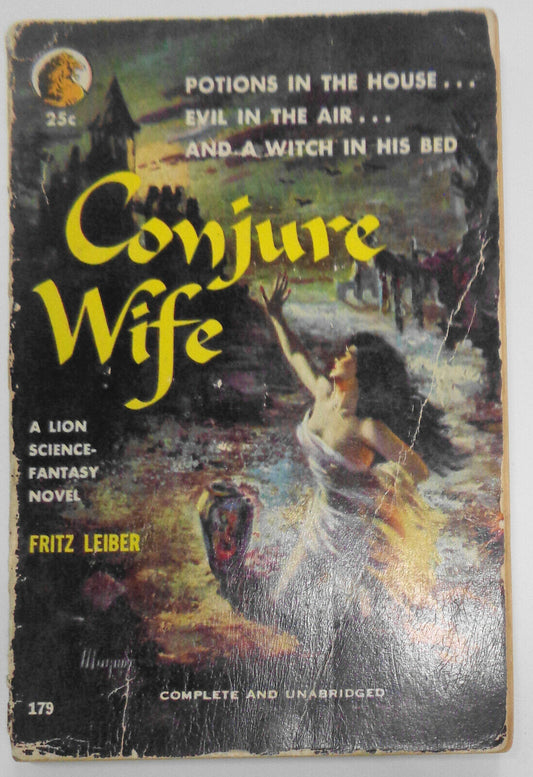 Fritz Leiber, Conjure Wife, 1953, SIGNED by author & artist - Sci-fi, Witchcraft