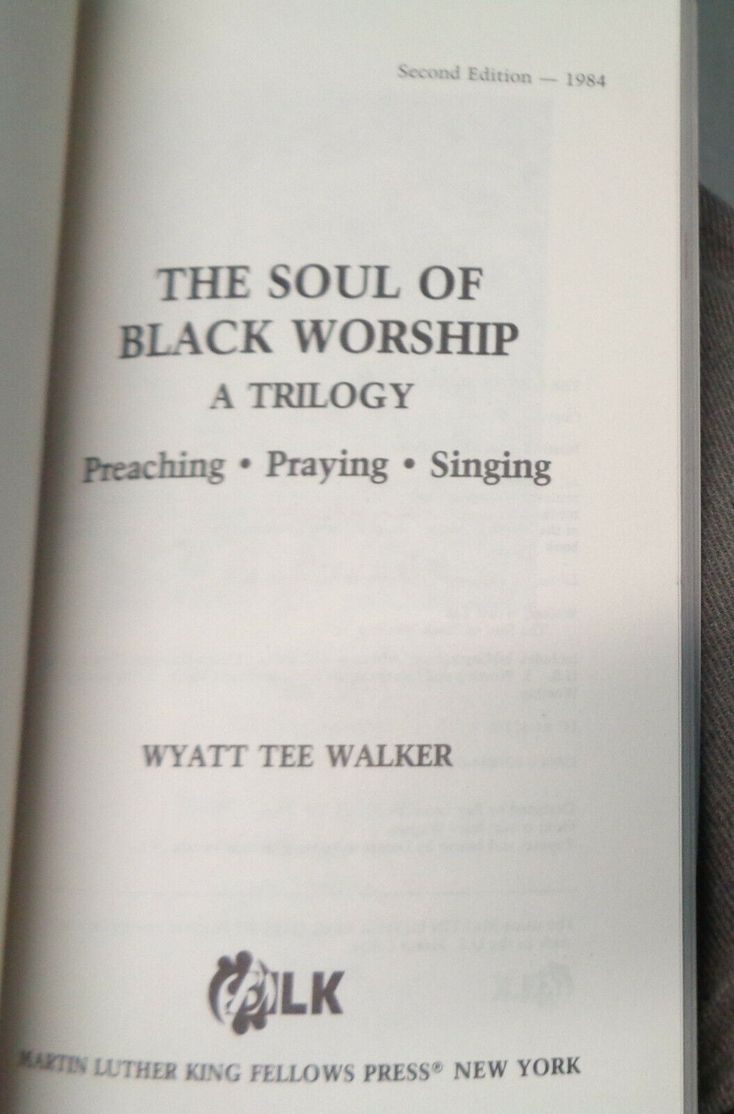 The Soul of Black Worship : A Trilogy--Preaching, Praying, Singing by Wyatt...