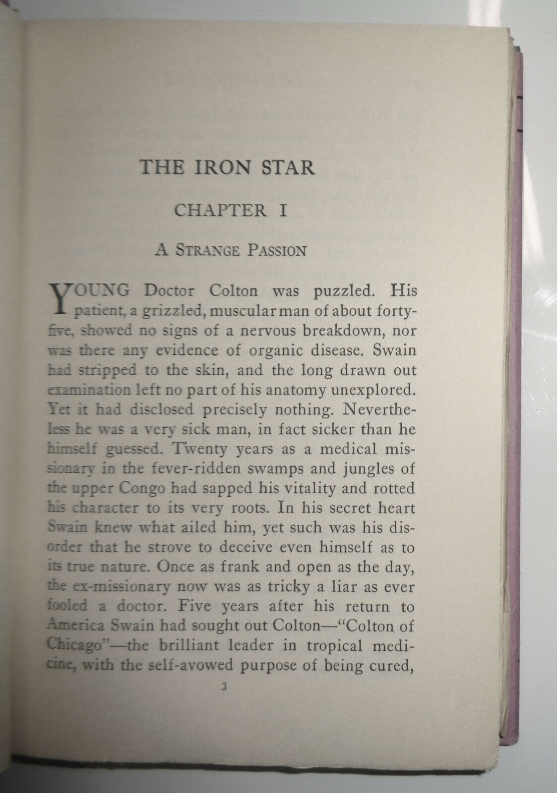 The Iron Star by John Taine [Eric Temple Bell]  First Edition 1930 Hardcover/ DJ