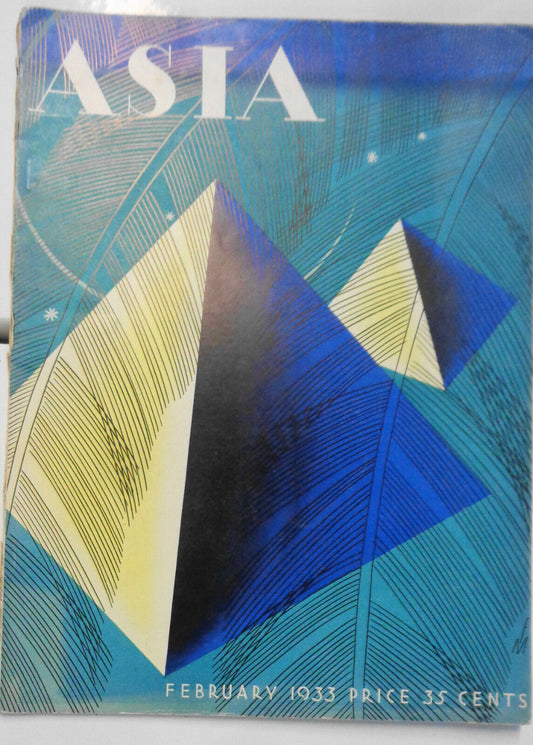 Asia Magazine, February 1933 - Original Complete Issue