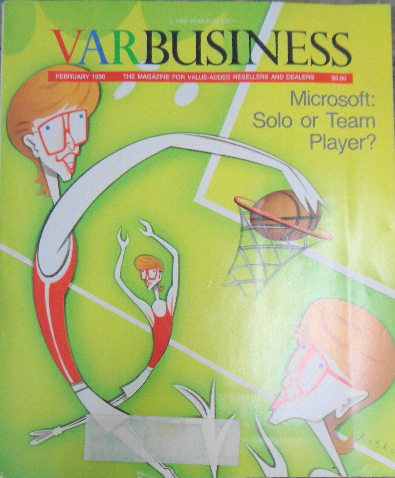 VARBusiness Magazine, February 1990. For Value Added Resellers and Dealers.