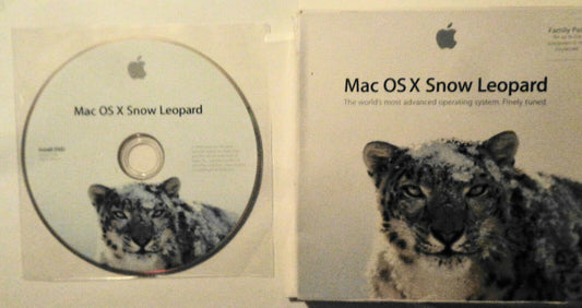 Apple Snow Leopard OS X 10.6 - 5 User Family Pack Edition