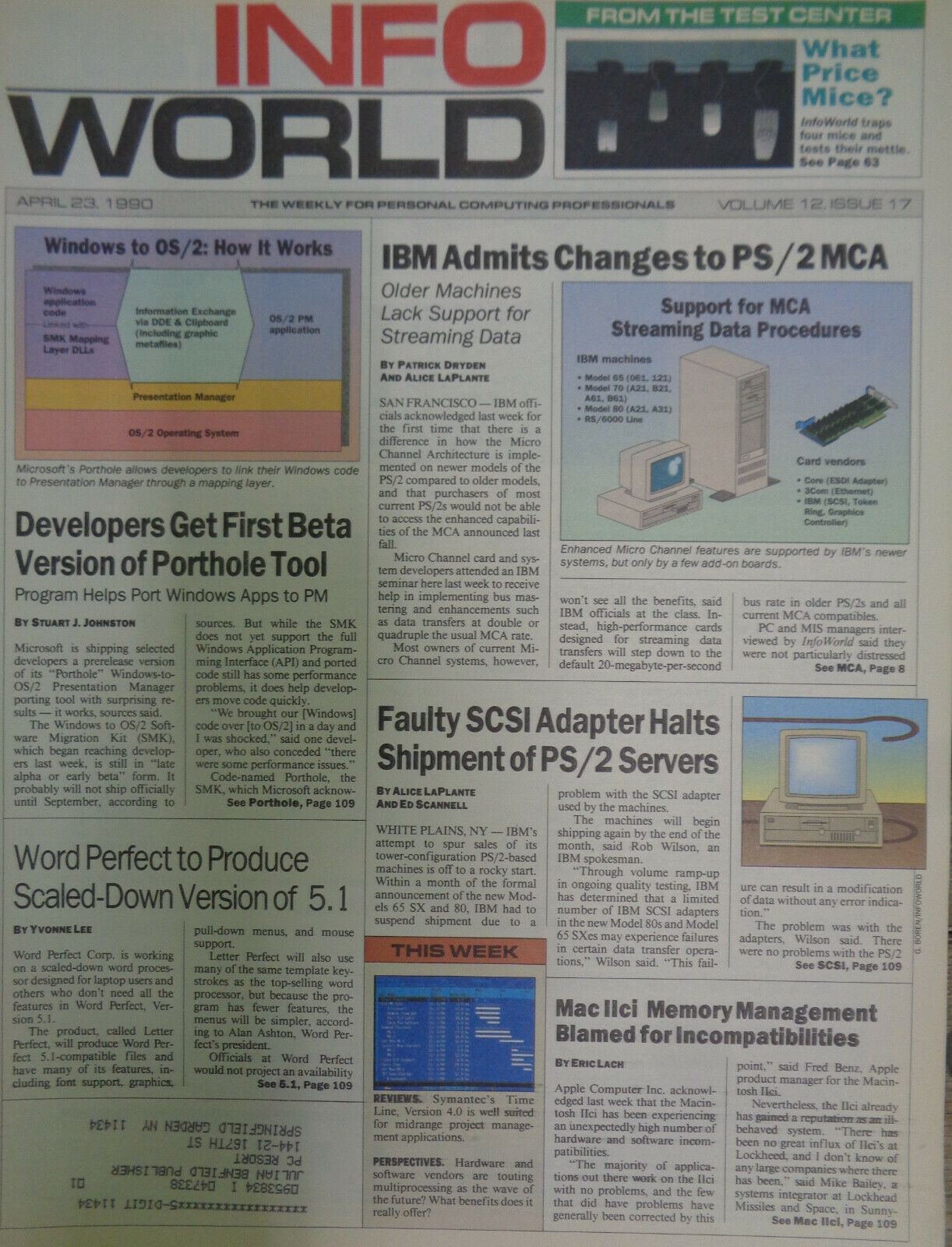 10 issues of InfoWorld Computer Magazine Lot - Jan-Nov 1990