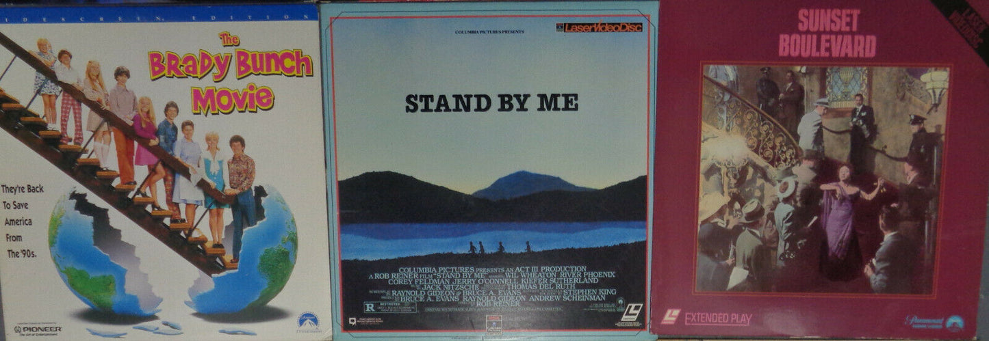 12 Laserdisc Lot: Postcards From The Edge Stand By Me All About Eve Sunset Blvd.