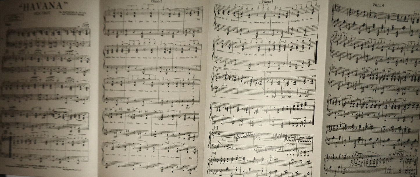 HAVANA - FOX TROT, by Raymond B Egan; Vincent Rose. 1927 For orchestra