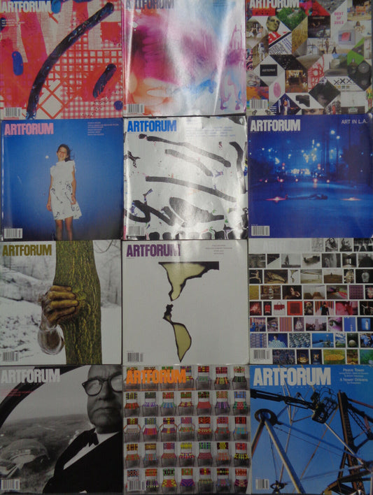 ArtForum Magazine lot of 12 issues, 2006-2013