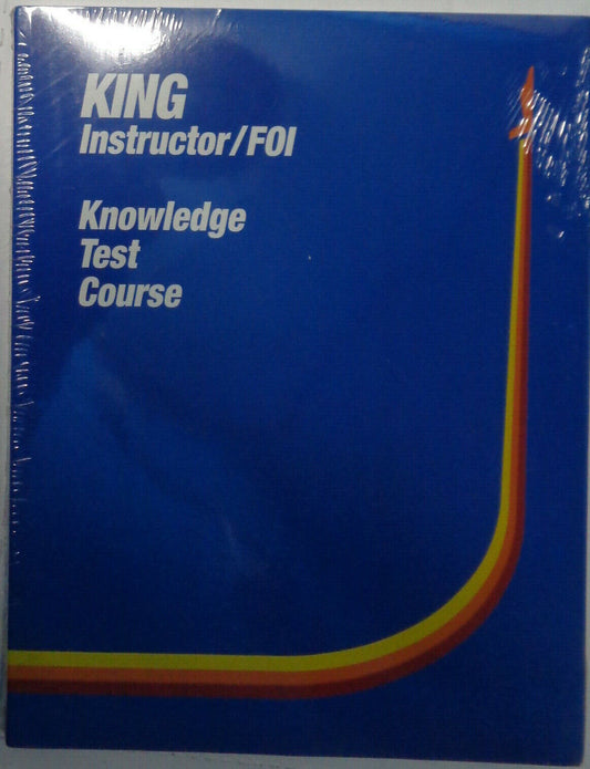 King Instructor/FOI Knowledge Test Course. NEW, SEALED.
