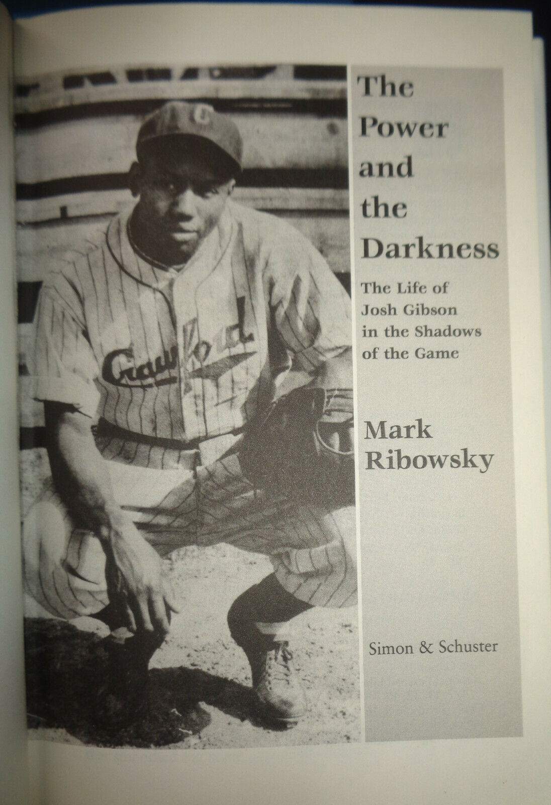 The Power and the Darkness: The Life of Josh Gibson - First edition, Hardcover