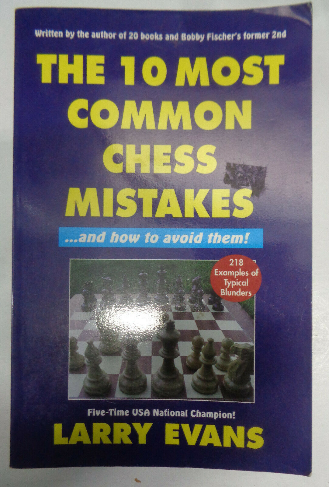 8 Chess books lot - Fischer/Spassky, Queen's Gambit, Strategy, Rapid Improvement