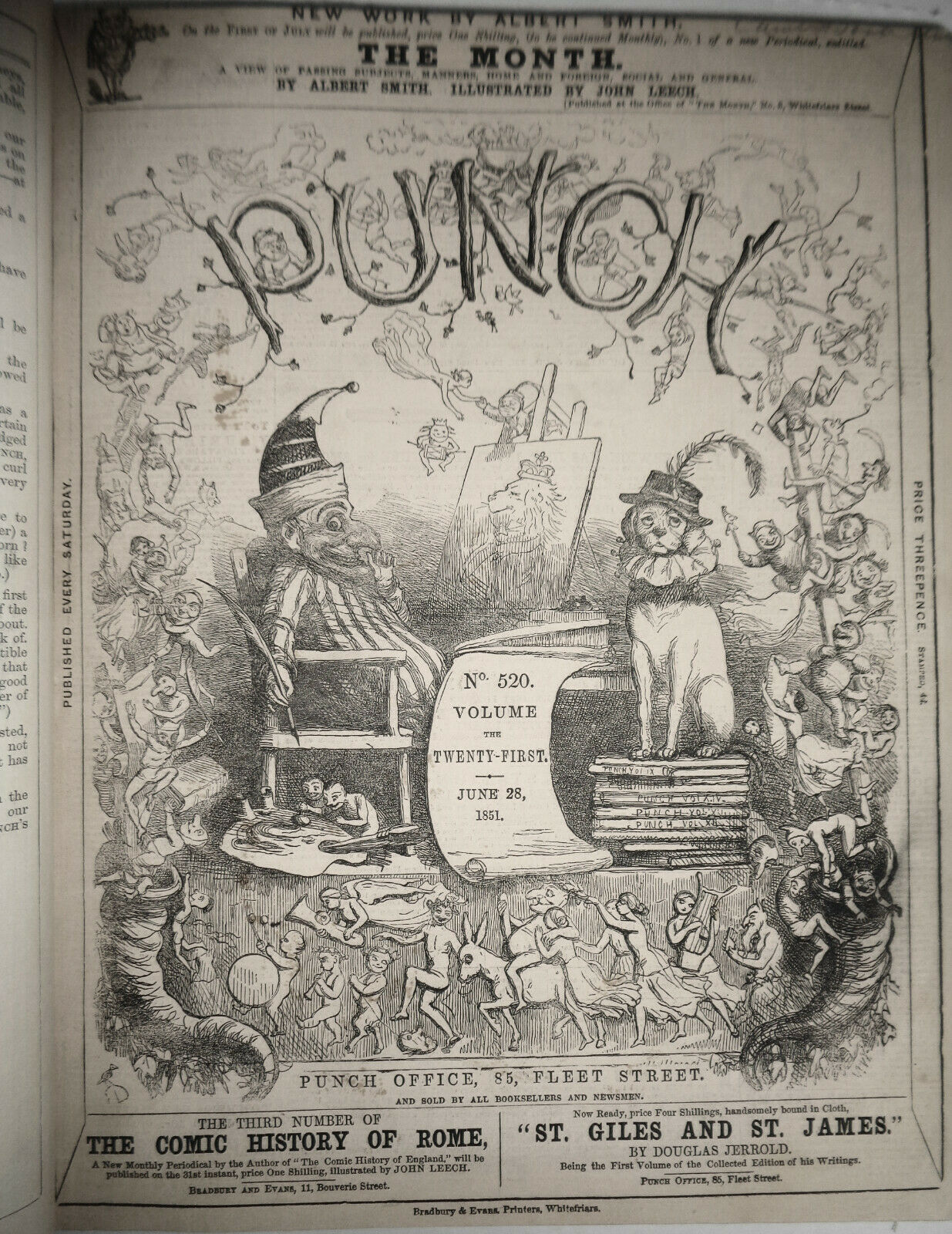 PUNCH, or the London Charivari, Vol. XXI, Jan-June 1851