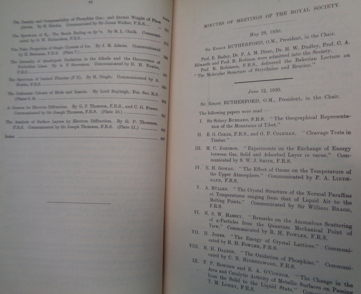 PROCEEDINGS OF THE ROYAL SOCIETY OF LONDON, Vol. 128 1930 - Einstein's equations