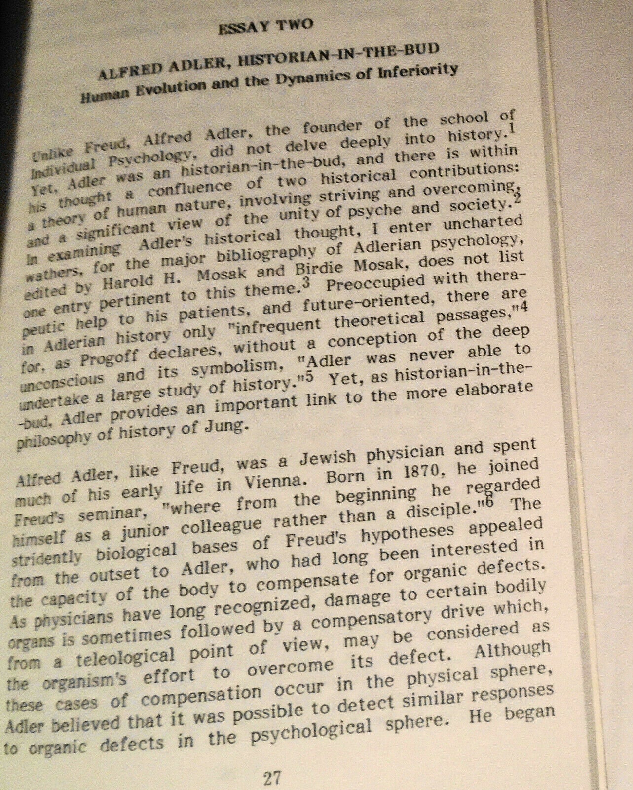 History and the human mind : Freud, Adler, and Jung, by Marvin Goldwert [SIGNED]