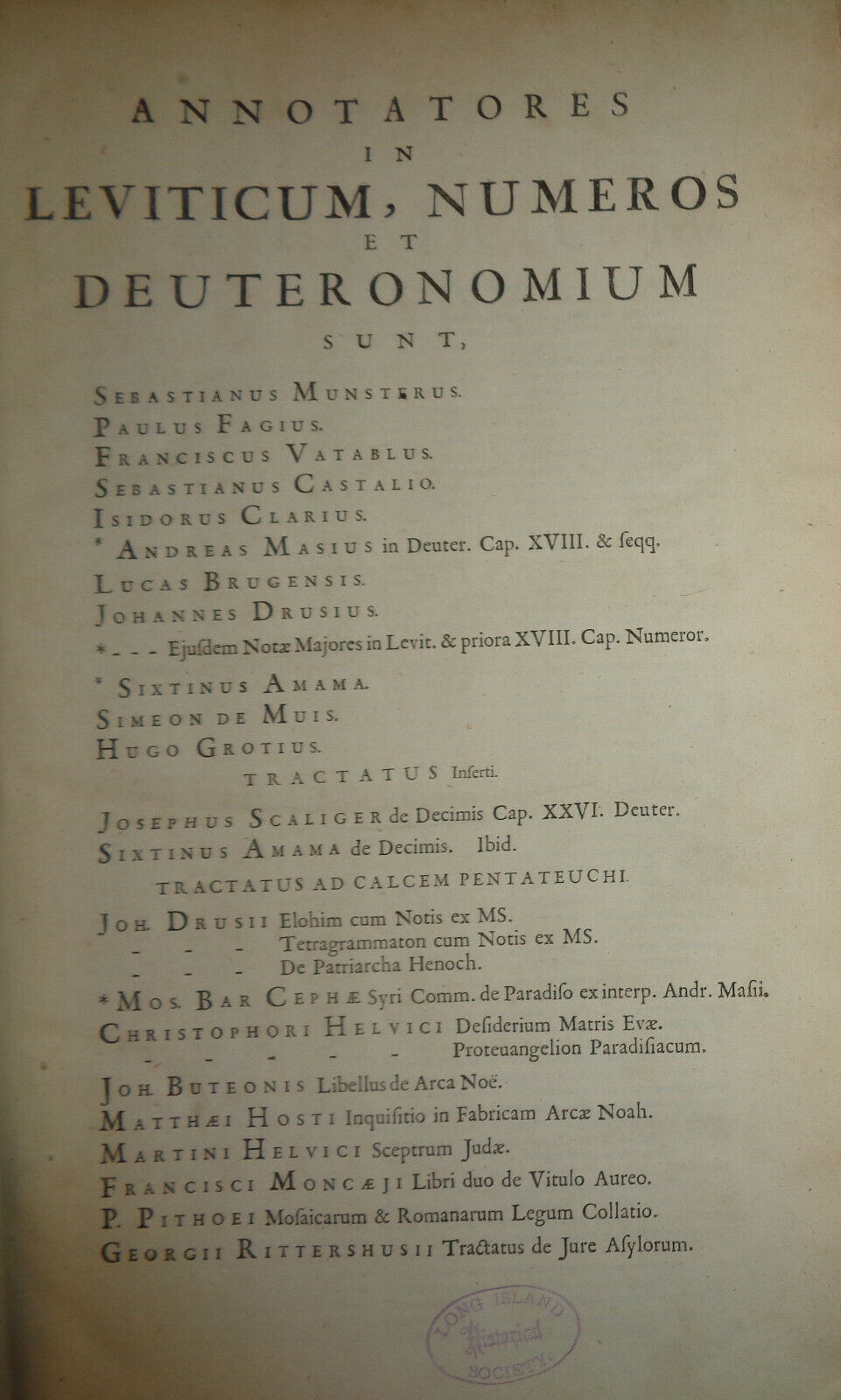 1698 Criticorum sacrorum sive annotatorum ad Pentateuchum.. - Munsterus, Grotius