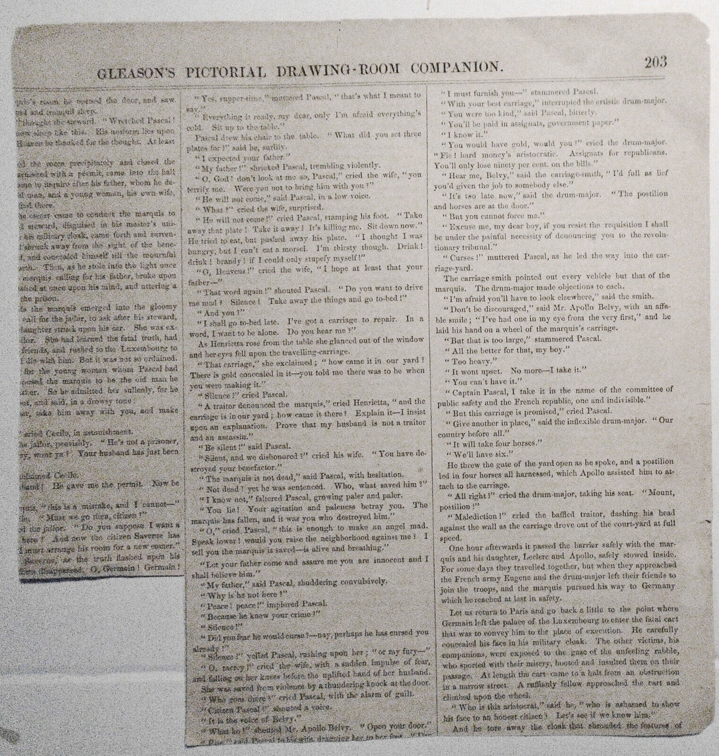 Tarrytown Institute, Tarrytown N.Y. -- Gleason's Pictorial, 1854