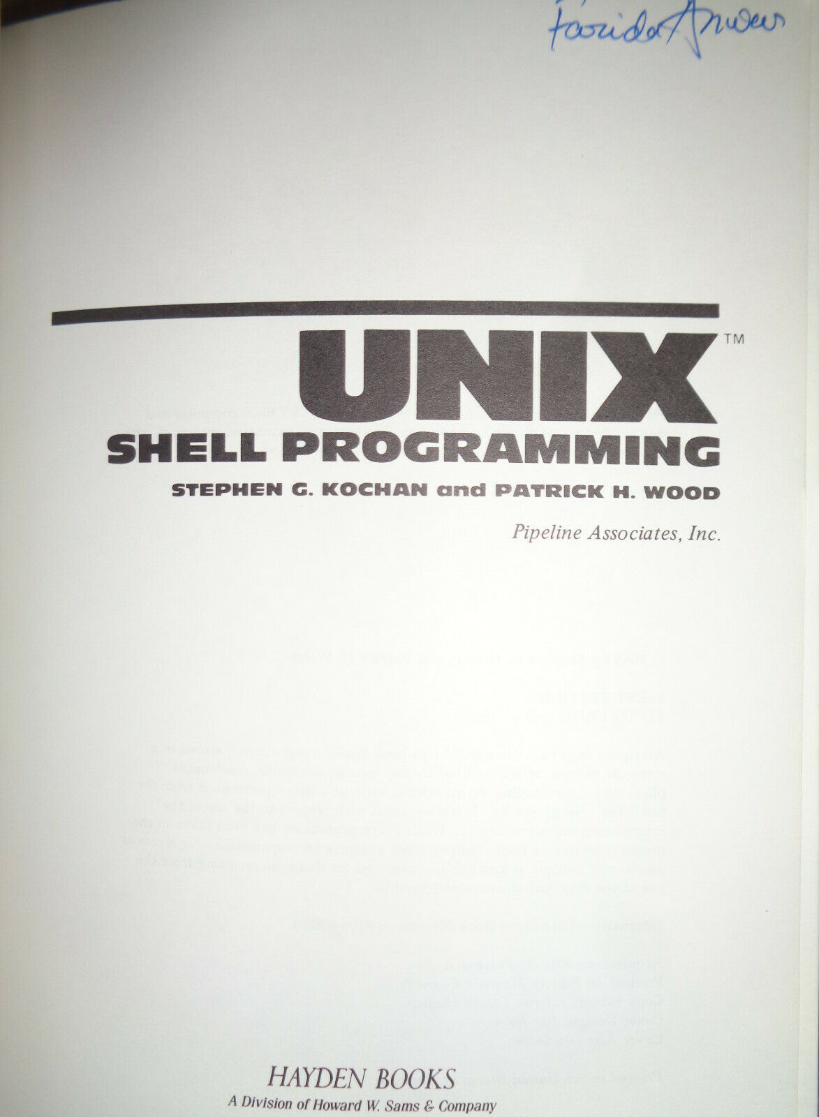 UNIX Shell Programming - 3 books lot