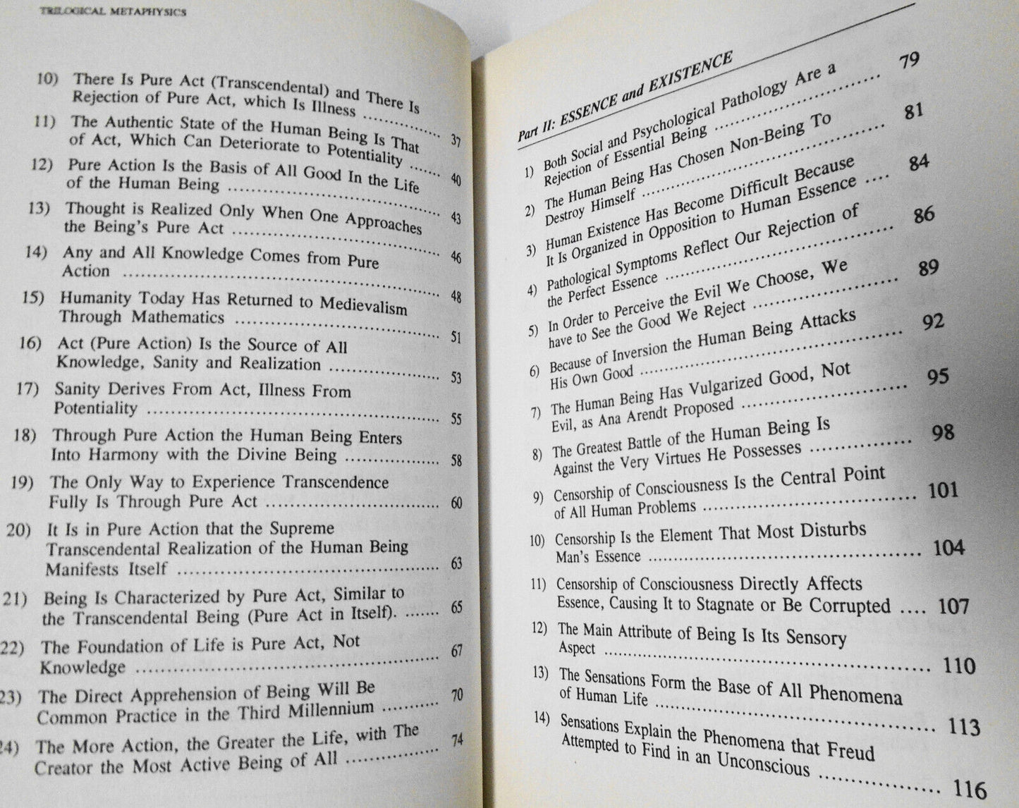 Trilogical Metaphysics by Norberto R. Keppe. 1994. V. 1. Liberation of being.