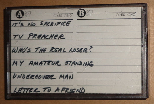 Kenny Gwyn  - Rare Demo Cassette Tape, 1991 -  6 Tracks. With handwritten note.