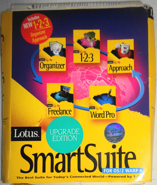 Lotus SmartSuite for IBM OS/2 Warp 4 - Upgrade edition. 1997.