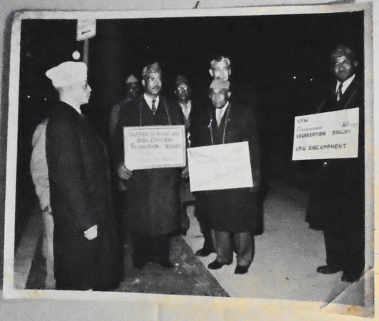 1956 Black Veterans of Foreign Wars protest segregation of Dallas Encampment