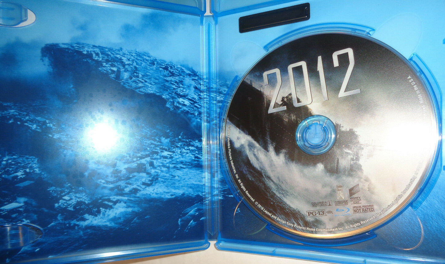 2012 (Blu-ray Disc, 2010) - Like New