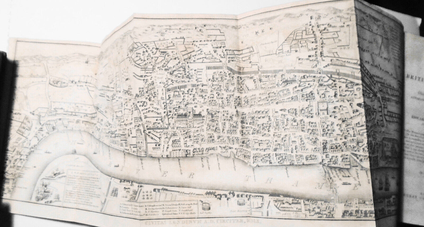 Londiniana - 4 volumes 1829. - Anecdotes about London - with 103 plates