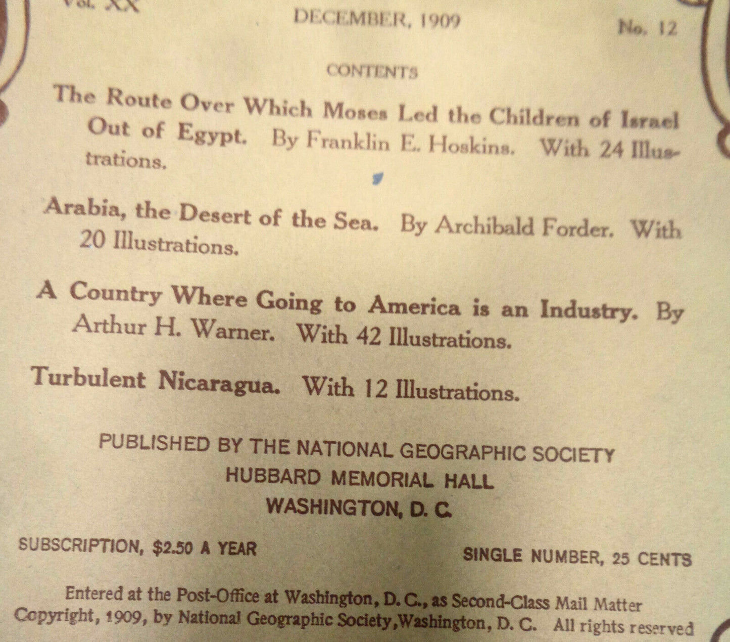 National Geographic Magazine, December 2009