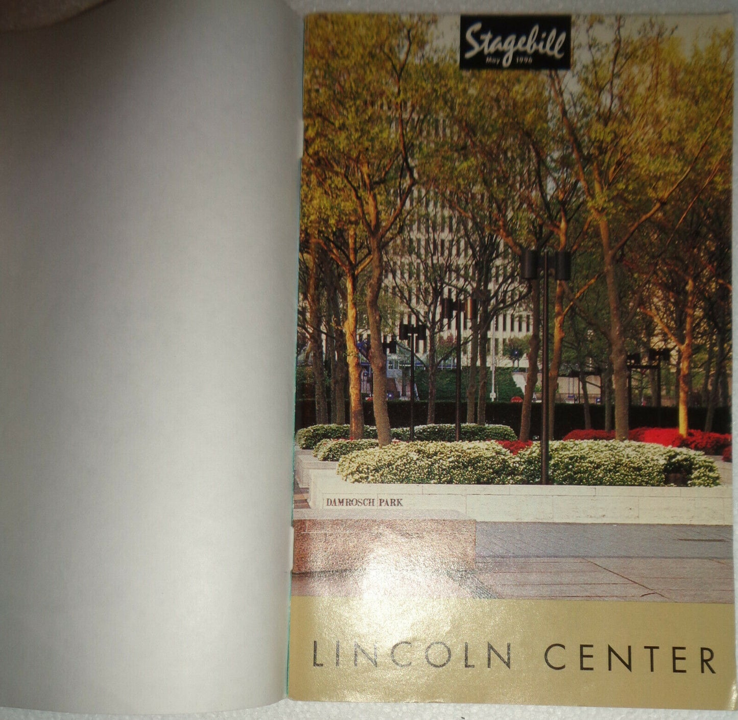 A TRIBUTE TO CLINT EASTWOOD - STAGEBILL, MAY 1996 Film Society of Lincoln Center