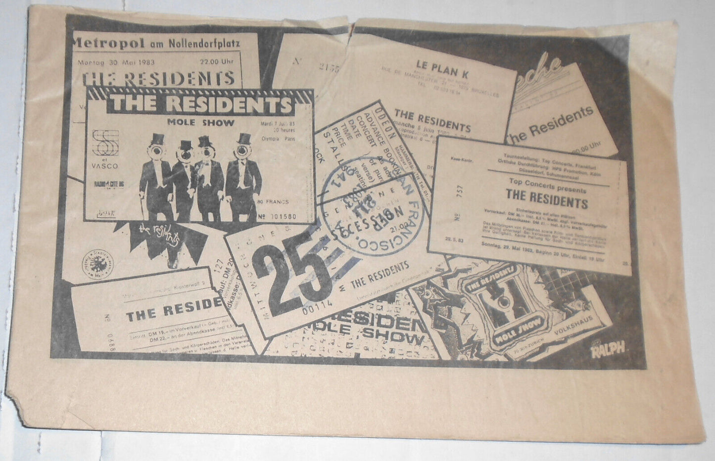 The Residents - Ralph Records - New Ralph Catalog #2, Vol. II., September 1983.